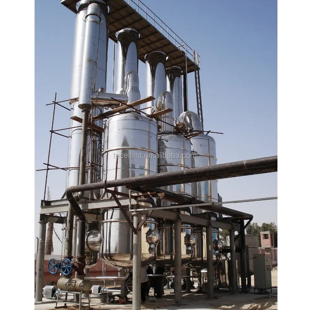 
Advanced Industrial Three stage Falling Film Thermal Evaporator System 