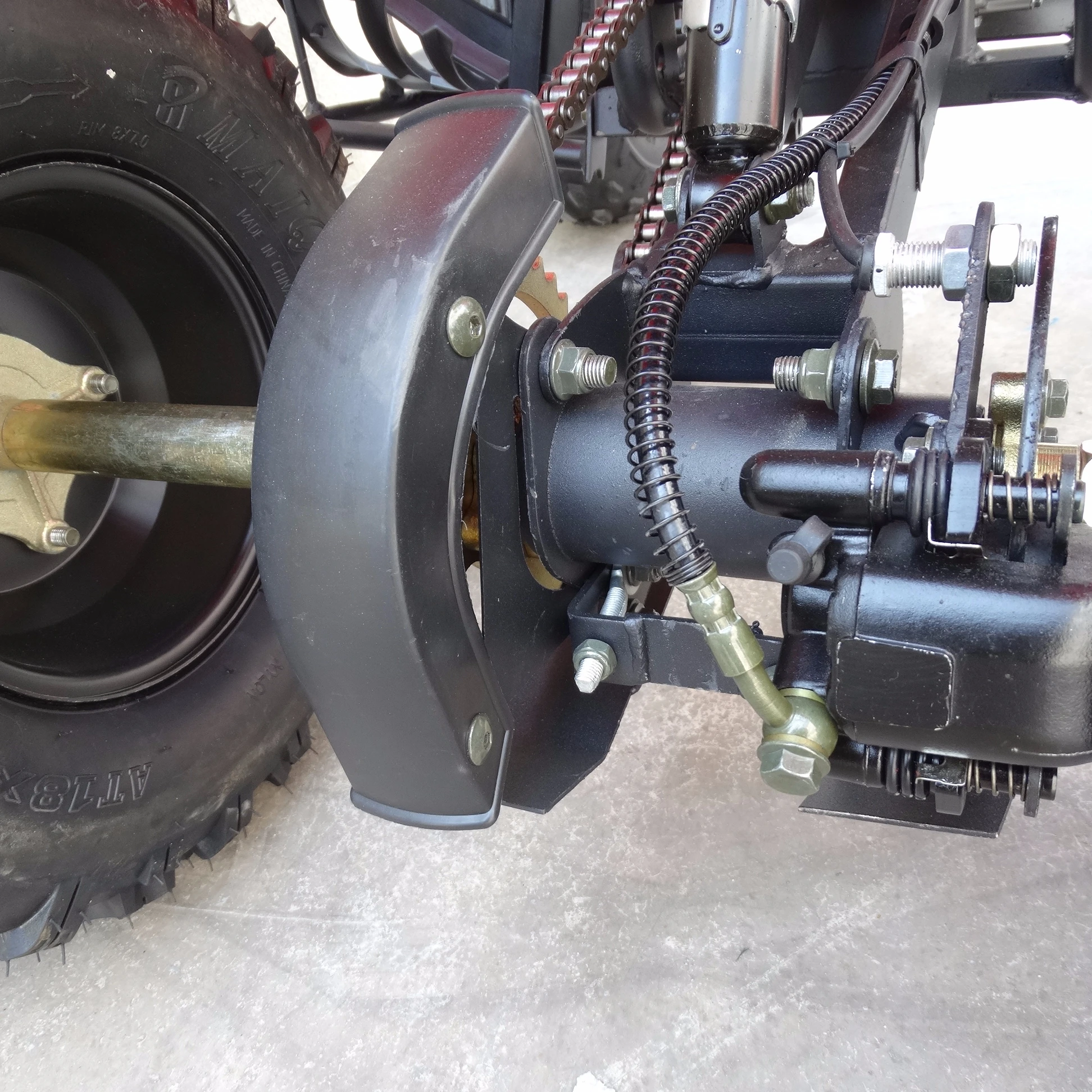 125cc hummer atv chain drive atv