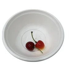 Disposable Biodegradable Bagasse Round Bowl Bamboo Pulp Bowl