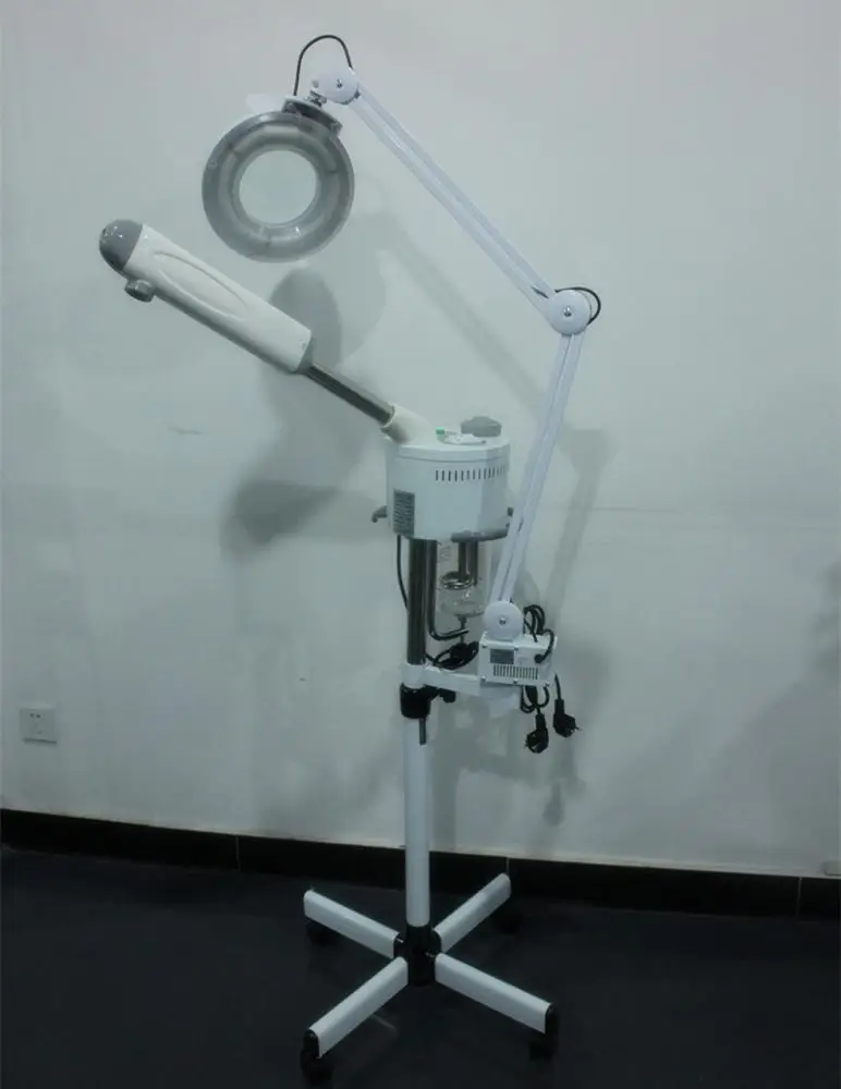 
Wholesale Professional 2 in 1 Ozone Vapor Spraying Facial Steamer With Magnification Lamp For Skin Moistening Salon Use Beauty 