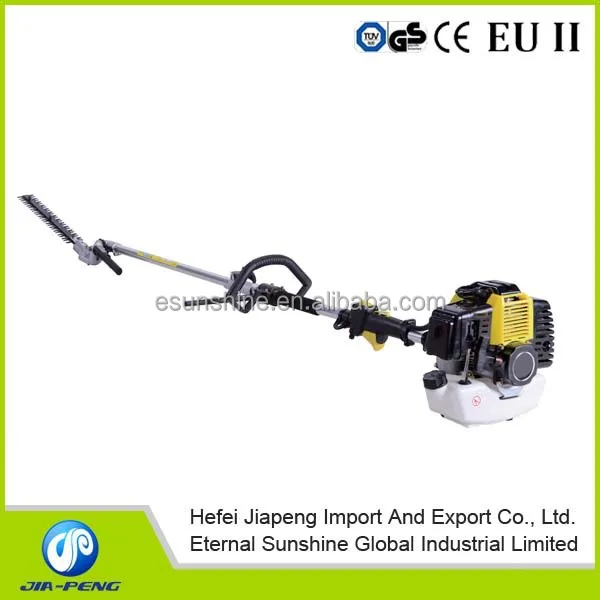 Professional garden pole pruner and pole hedge trimmer and gasoline hedge trimmer