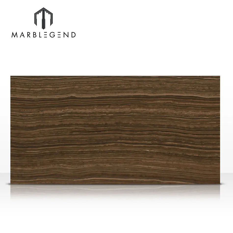 wholesale new design flooring tiles magic brown marble aluminium composite panel price