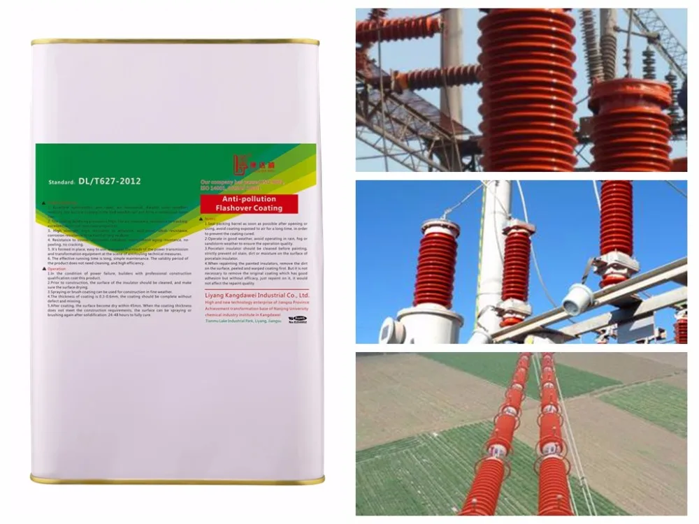 
High quality RTV liquid silicone rubber coating for insulators 