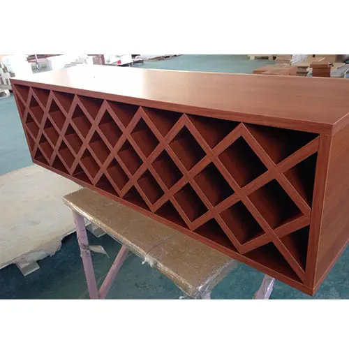 wood supermarket checkout table of cash desk receipt desk