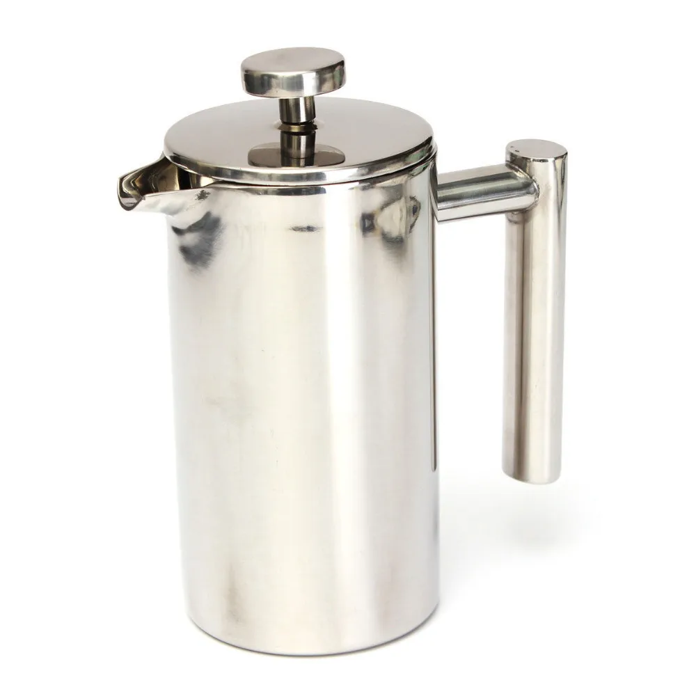 
800ml Succinct Unique stainless steel french press coffee maker 