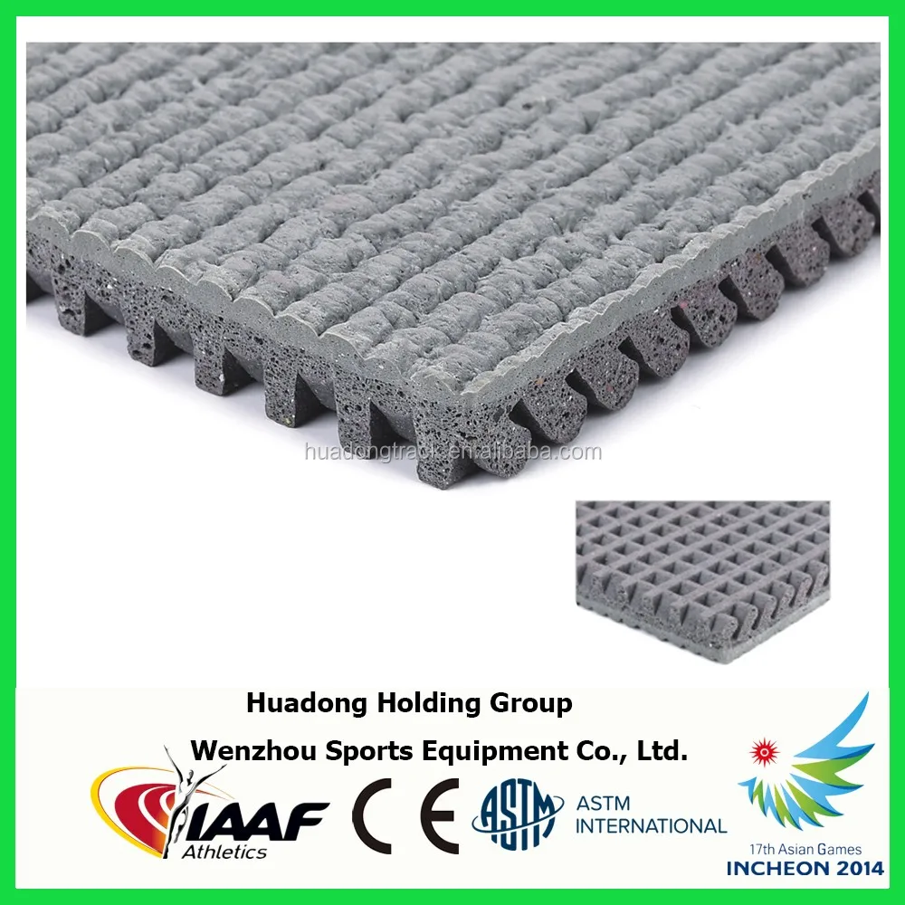 
Supplier Sports Flooring EPDM Rubber Floor Mats/ Rubber Running Track 