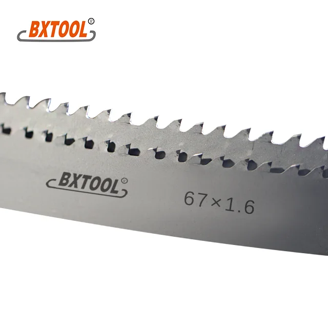 
BXTOOL-M42/X 67*1,60 мм дюймов 2 5/8*0,063 биметаллический Брендовое полотно ленточной пилы для резки металла больших труднообрабатываемых металлов 