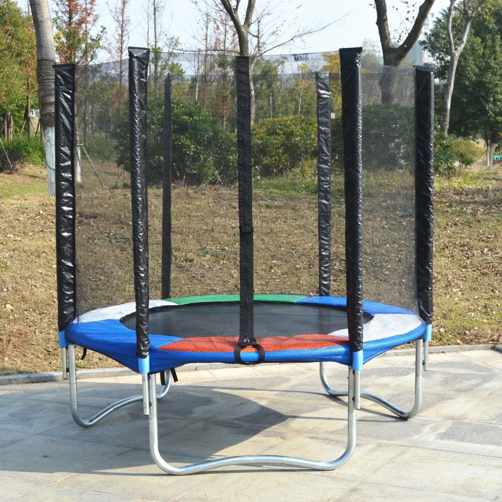 
6FT Mini Kids jumping Trampoline for Children with Enclosure and ladder TUV-GS Approved 