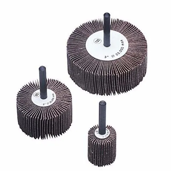 mini die grinder accessaries abrasive tool Mounted Flap Wheel with 1/4-Inch Shank grinding head for stainless metal polishing