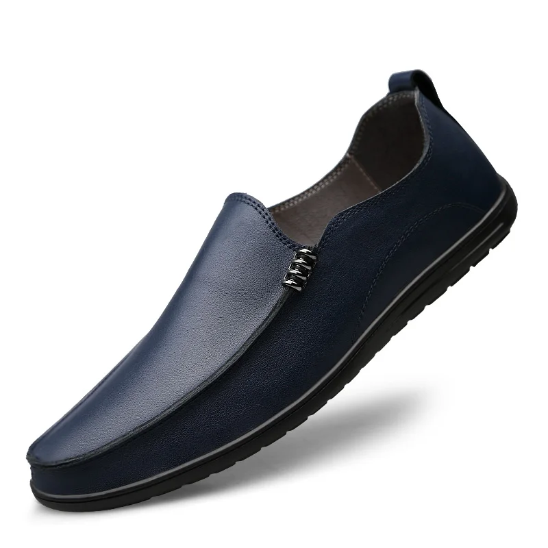 
Spring Season Breathable Men shoes Genuine Leather Soft Mocassins Shoes For Men 