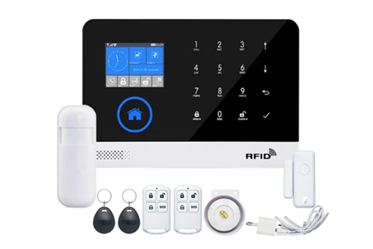 
WIFI/GSM PSTN dual network home burglar alarm system UIMI-103 