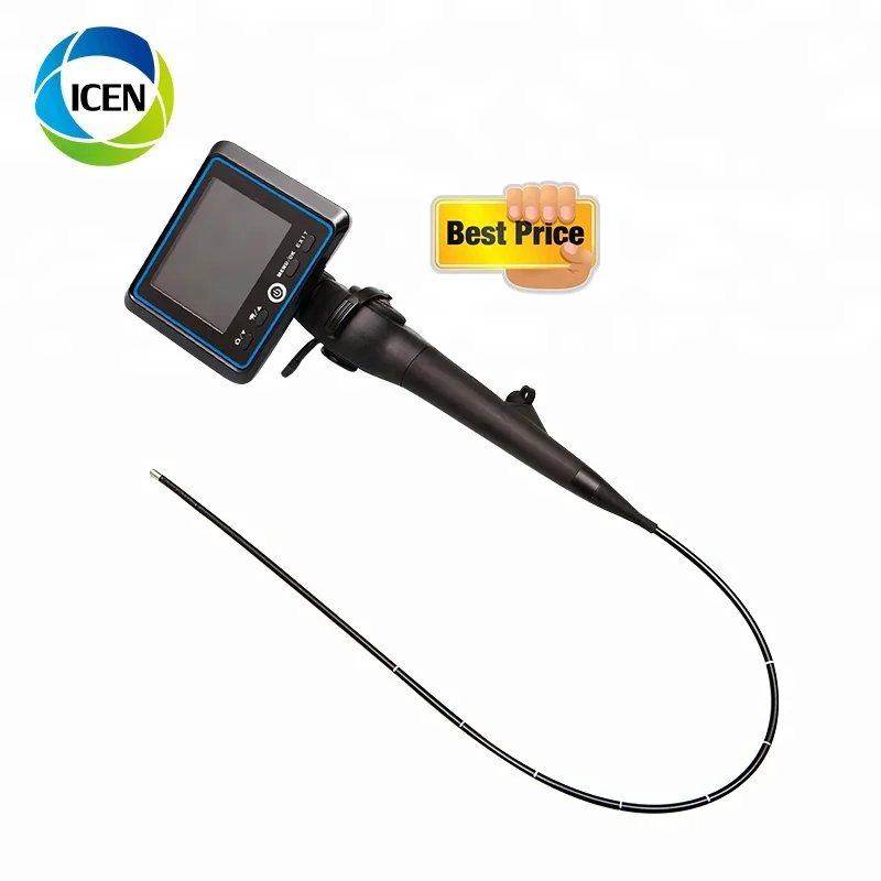 IN-P029-1 Portable fiber optic ent endoscope video with led light source lenses endoscope video price