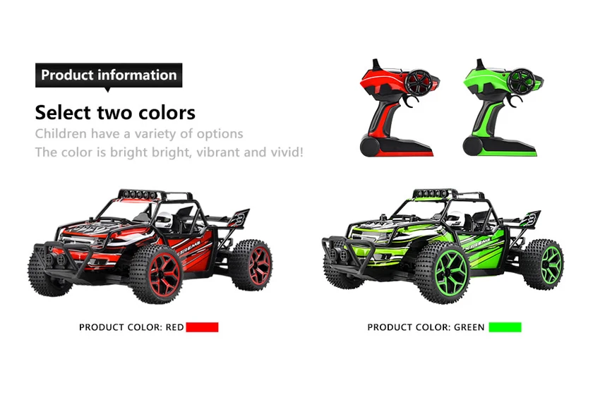 RC CAR High Speed 20km/h 4x4 Fast Race Cars 1:18 Scale Radio Remote Control Toys