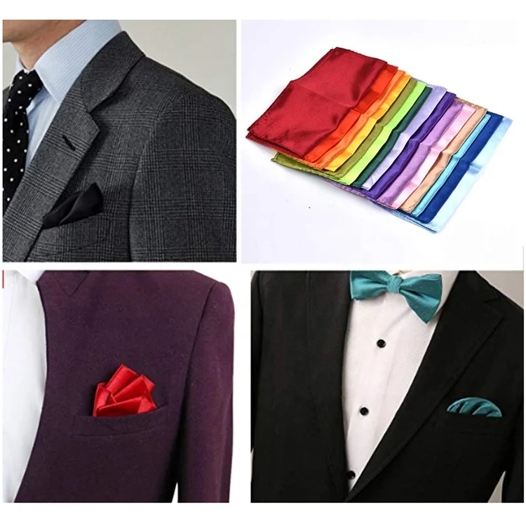 Лидер продаж Атлас специально отпечатанные на свадебную вечеринку мужской костюм Модные красочный дизайн 100% простой полиэфирный платок комплект для мужчин