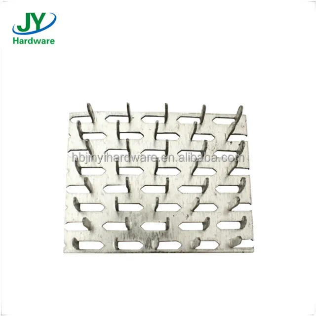 Gang nail truss plate for wood building connector