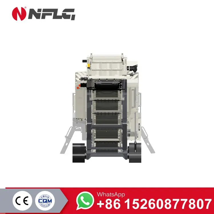 
Diesel Engine Wheel Mobile Mine 100tph Cone Crusher 