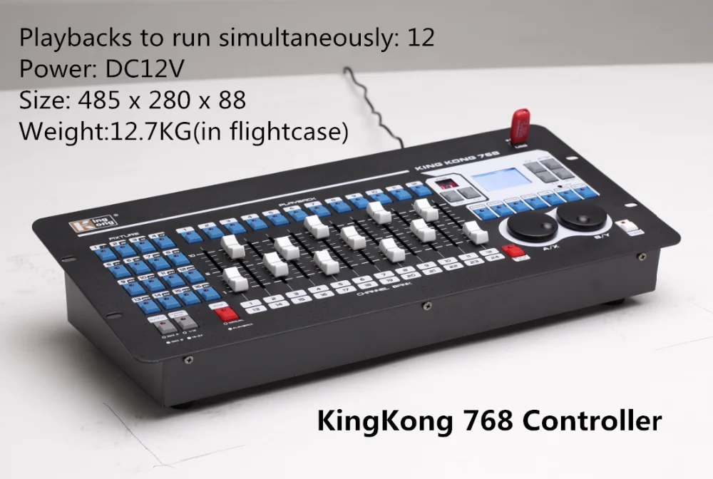 King Kong 768 DMX Professional Lighting Controller