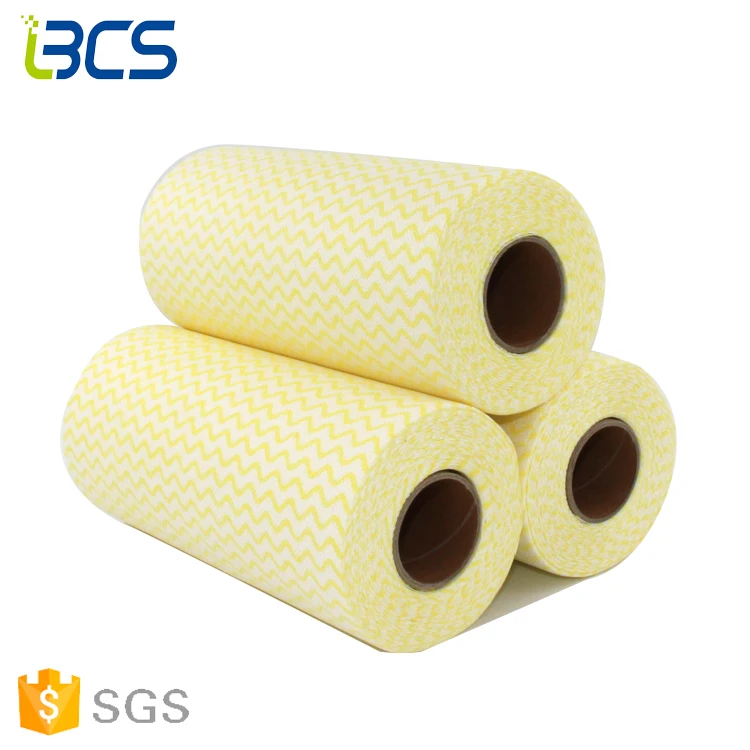 
Non-Woven Biodegradable Dishcloth Disposable Kitchen Wash Cloth In Roll 
