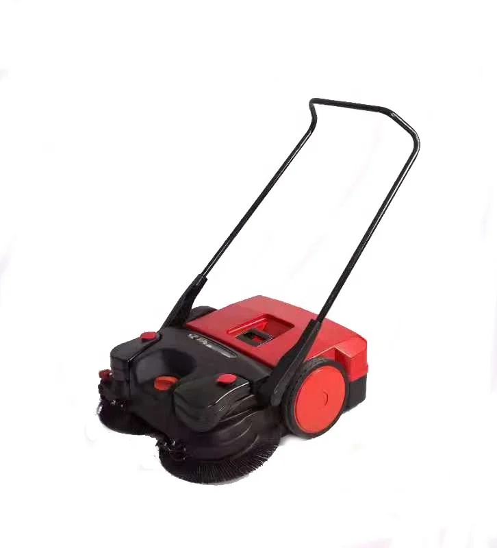 barredoras industriales nylon roller cleaning brush hand propelled sweeper