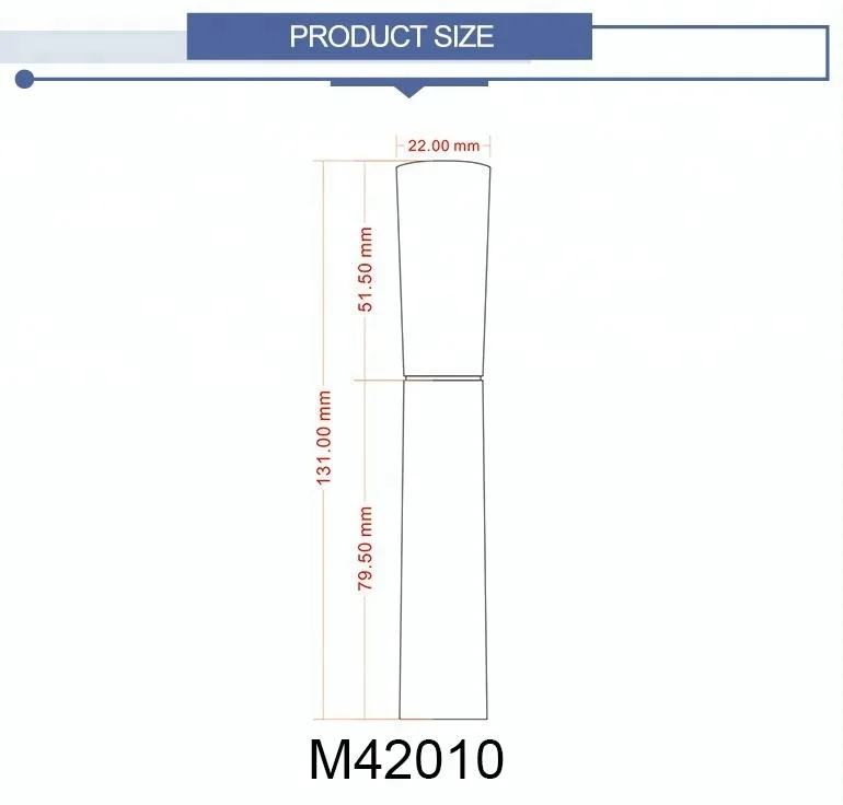 
Fiber lash empty cosmetic packaging mascara tube case container mascara bottle with low price 