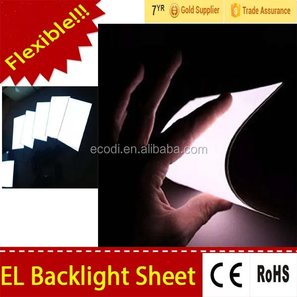 LED backlit advertising panels, el sheet for advertising, el backlit panels