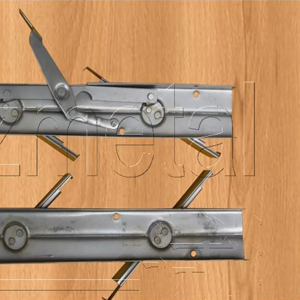A1 Low cost glass 6inch jalousie iron louvre frame for window galvanised steel louvre frame