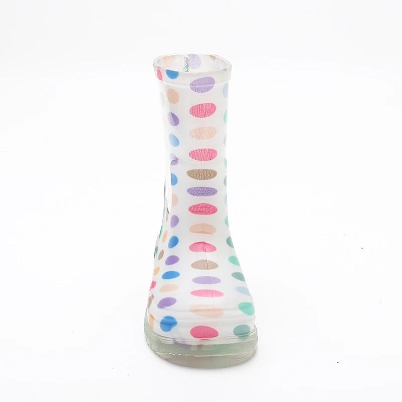 
New design waterproof kid monogrammed PVC jelly shoes 