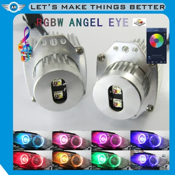 Toptree Double HID Bi-xenon Projector Lens Light(Angel eye,CCFL Angel Eyes,Angel Eyes Xenon Kit) led angel eyes for bmw e90