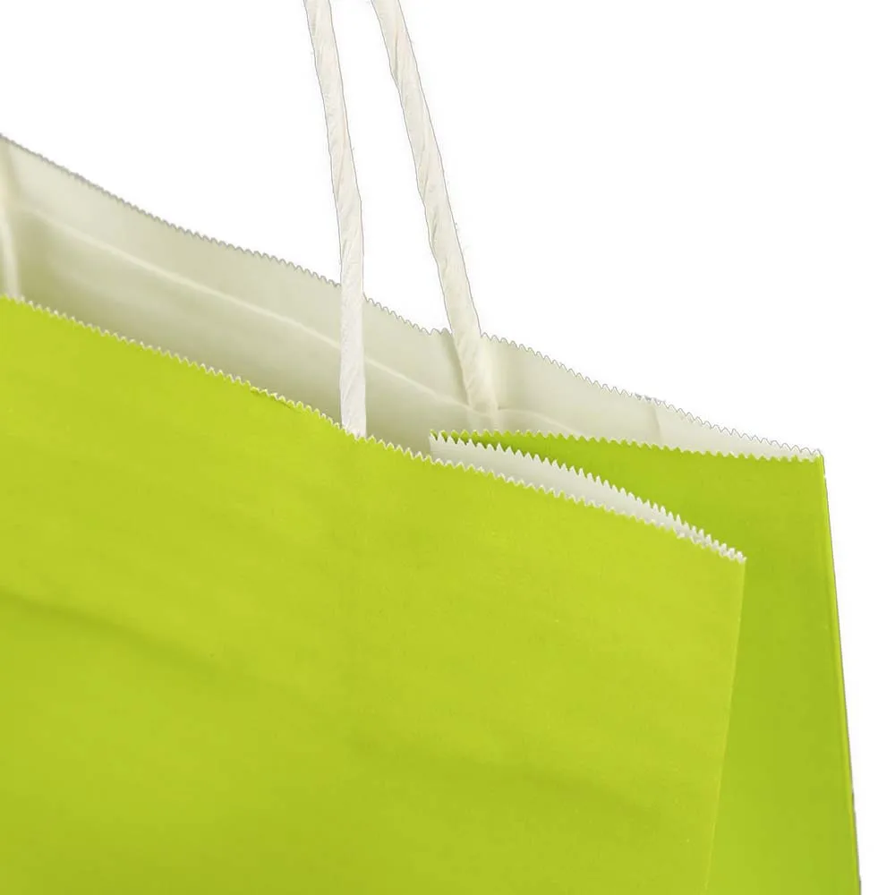 Factory wholesale cheap shopping bag with handle custom logo kraft paper bag