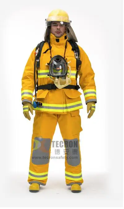 
Tecron fire fighting suit Safety NFPA 1971 FIRE SUIT Nomex Fire Suit 