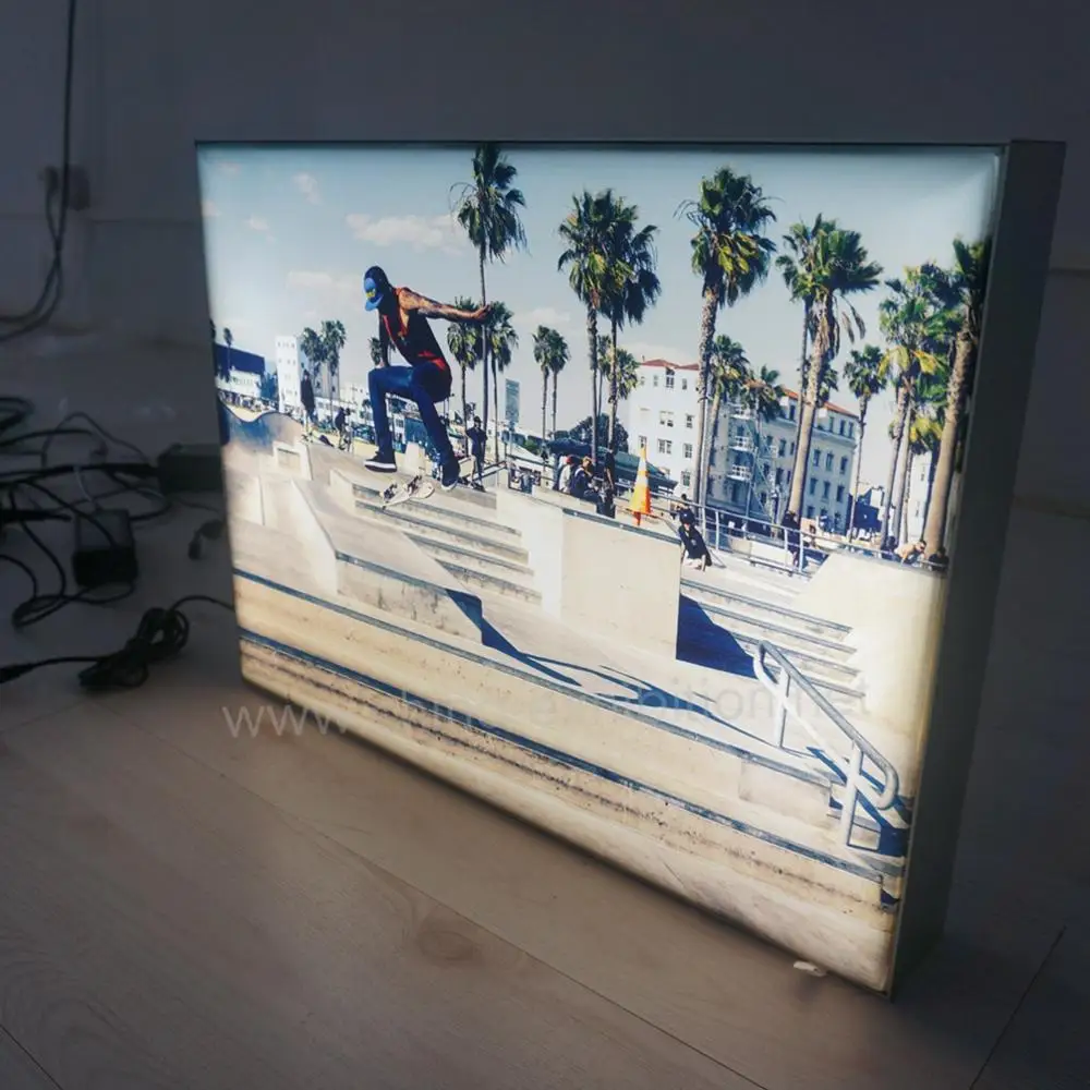 Tianyu Custom Made Tension Fabric Backlit Light Box Led Module Profile Aluminum Lightbox