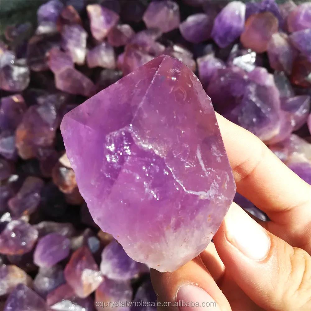 Top Quality Rough Gemstone Natural Rock Amethyst Stone