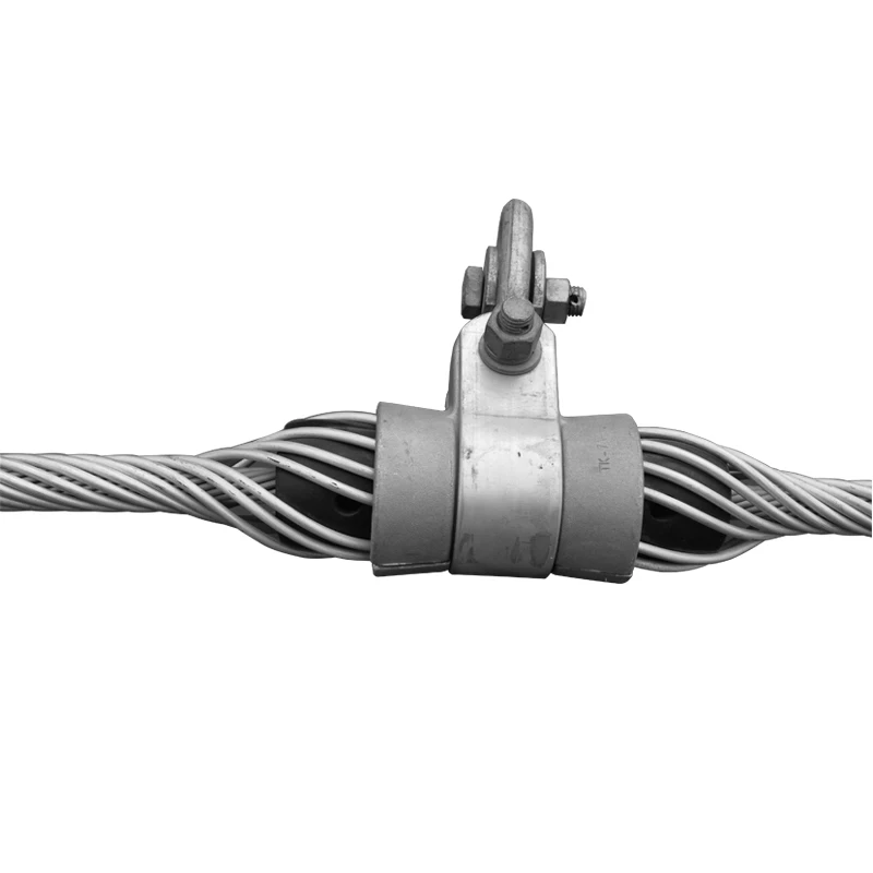 hot dip galvanized steelguy grip Suspension Clamp for ADSS/Opgw