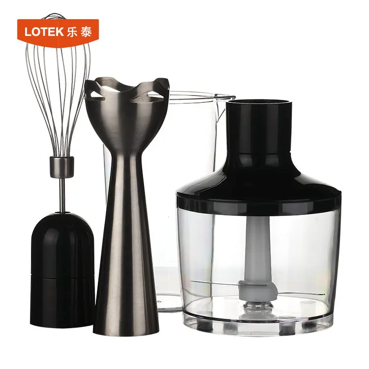 HB-101SA powerful and quietly DC full copper motor 200w stainless hand blender