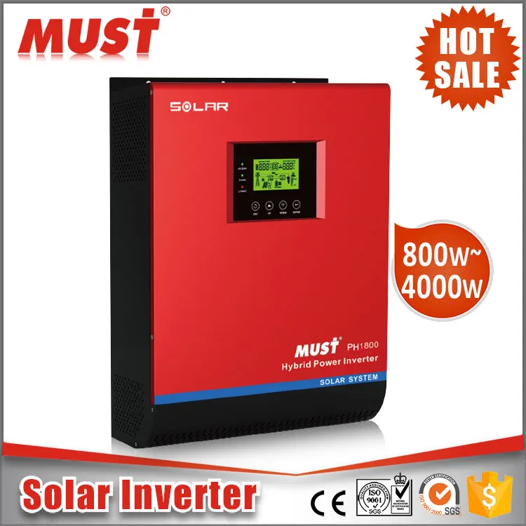 Лучшие частоты солнечный инвертор 50 квт Гц до 60 Гц 220 В 48 В постоянного напряжения в переменное инвертор