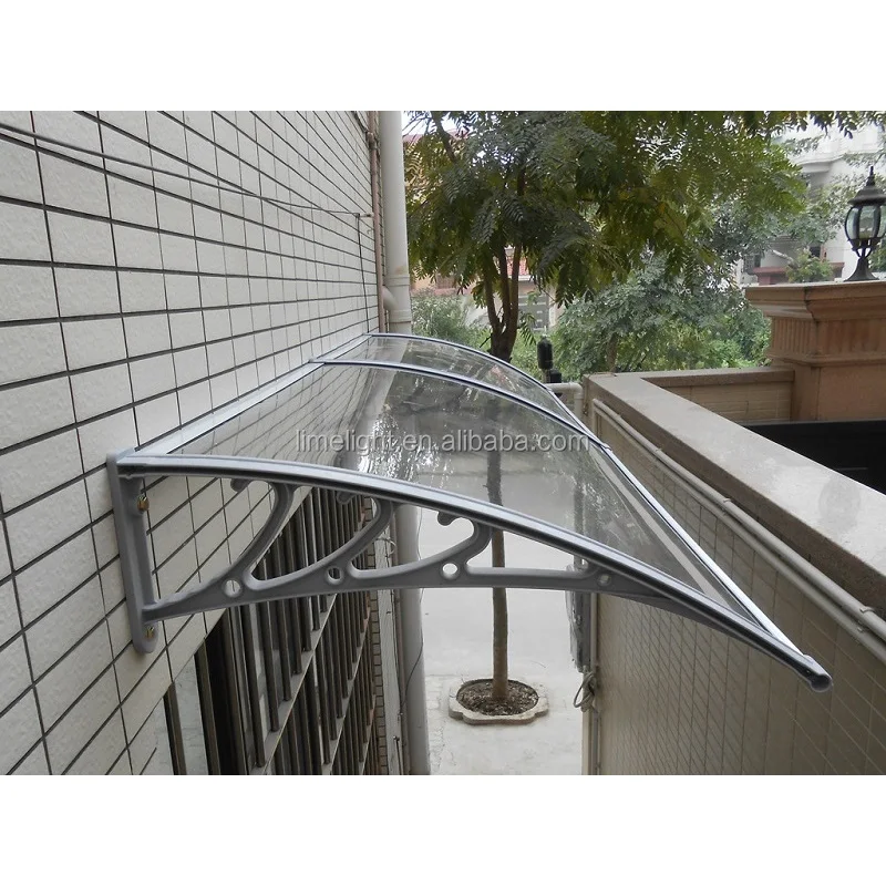 DIY polycarbonate awning for window awning and door canopy