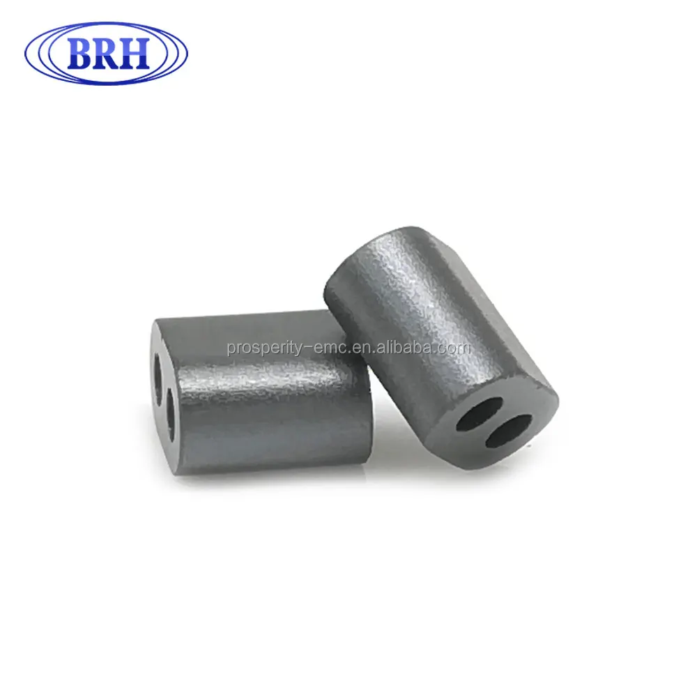 NiZn material two holes ferrite balun core with RoHS