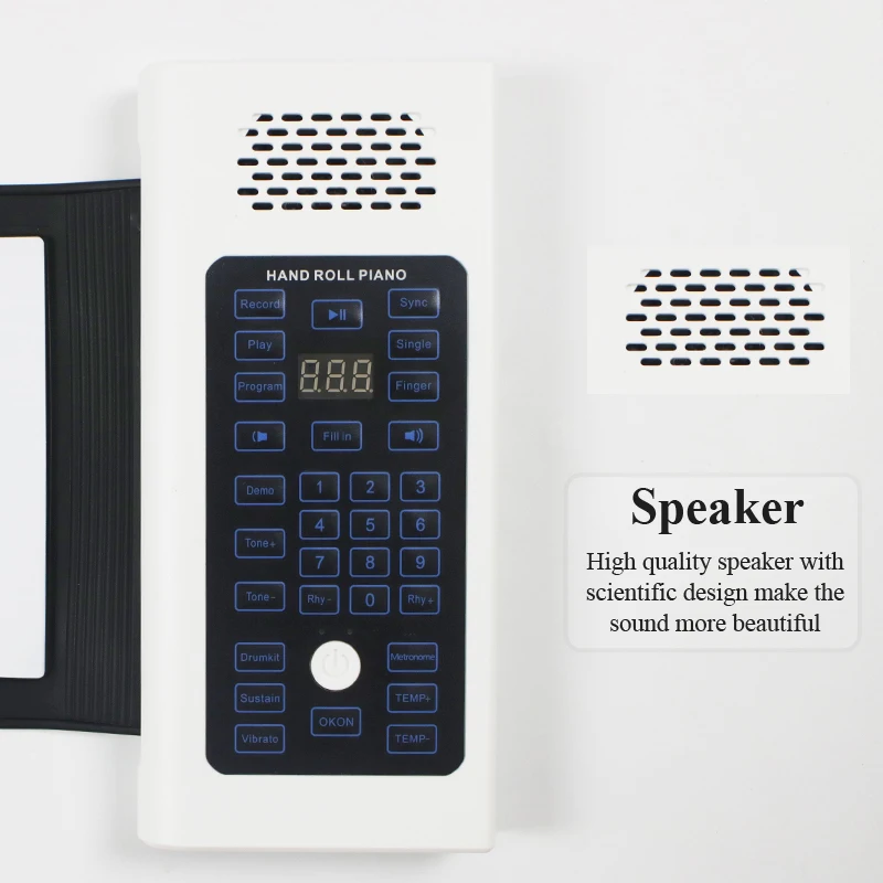 Bora 61 keys roll up electronic piano is a good gift of musical instruments