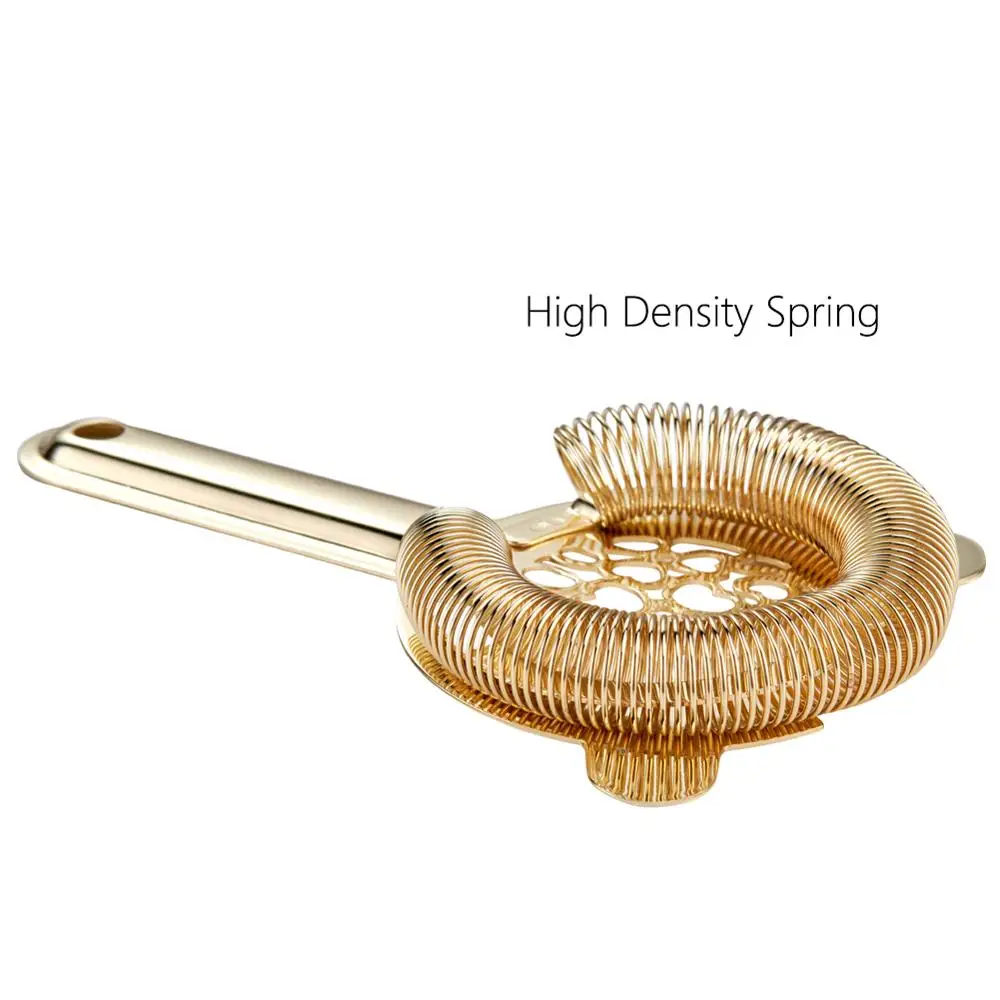 Top cocktail kits stainless steel barware set gold