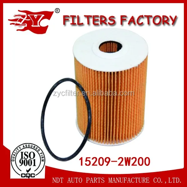 Custom Made Car Oil Filter Element Auto Oil Filter For Japanese Car RENAULT TRUCKS Filters 15209-2W200