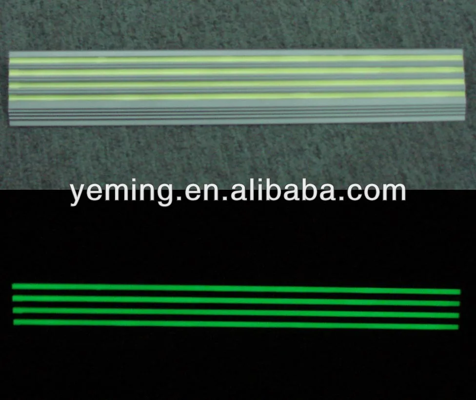 
luminous stair nosing/glow in dark stair nosing 