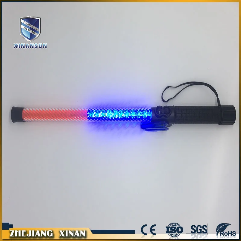 flashing rechargeable traffic wand light baton flash light stop light