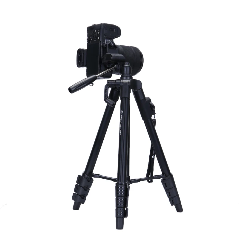 
FOTOPRO Professional Fluid Head Photography Camcorder Portable Phone Tripod for Camera Dslr 