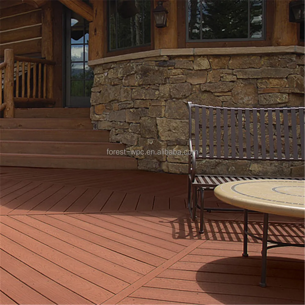 Садовый настил и ландшафтный водонепроницаемый деревянный пол в елочку окрашенный темный дуб ламинатный настил pergo