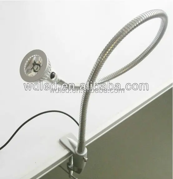 3w clip-on LED Exhibition and display lamp with clamp base