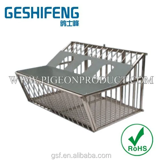 New design bird cage cheap fancy stainless steel foldable metal jump pigeon cage for outdoor