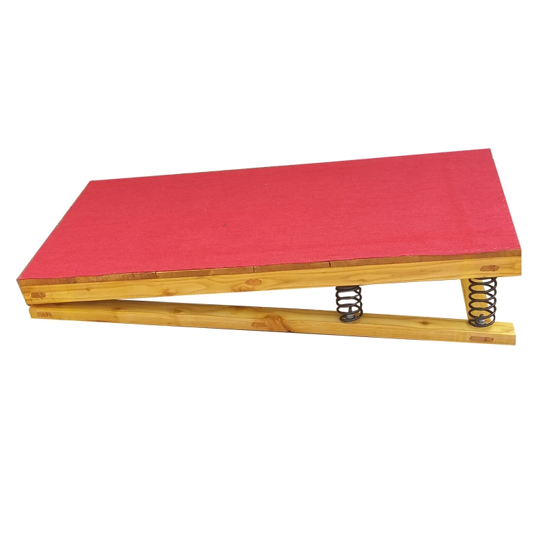 High quality gymnastics equipment S-shape Spring Board