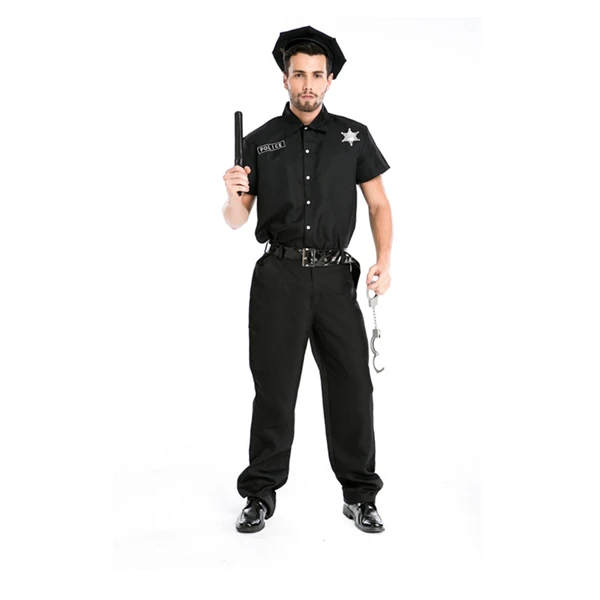 Mens Policeman Police Officer Halloween Costume
