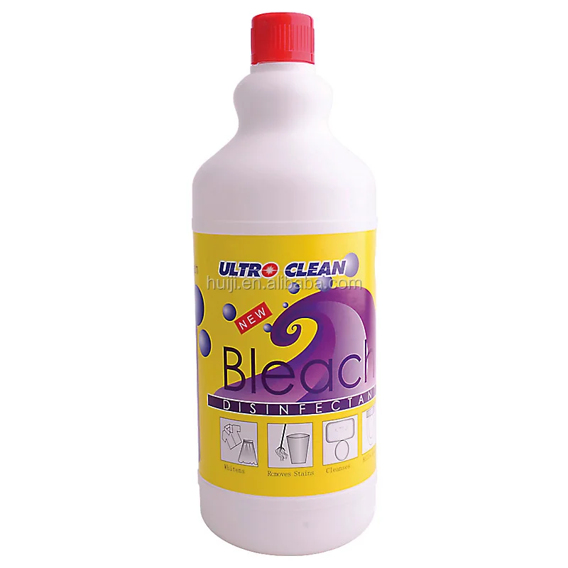 Concentrated Chlorine Bleach Liquid Detergent Light Yellow Transparent Liquid Kill Germs, Bleach Apparel 2 Years Disposable