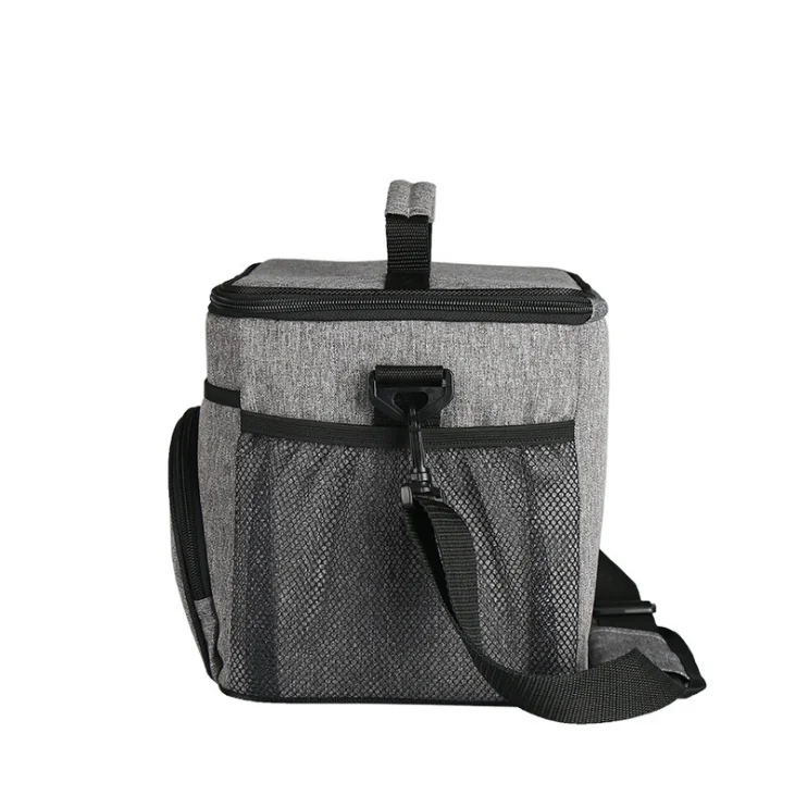 Wholesale Durable Large Capacity Insulated Square Cooler Bag for Picnic/Take-away